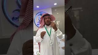 قبيل الشمري للإعلامي احمد عايض في مسابقة افلام ابو عجرم