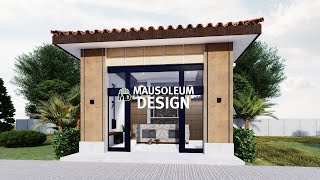 Mausoleum Design - Simple Modern Mausoleum EP9