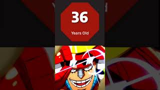 one piece character age #2#anime #onepiece #age #shorts