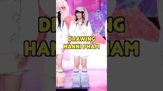 Drawing Hanni Pham from NewJeans!! 👖 🐇 🐰 🎨 #kpop #newjeans #hanni #hannipham #art #drawing