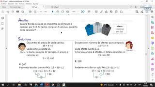 ESMATE CUARTO GRADO CLASE 4.7 UNIDAD 5