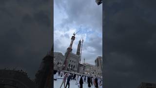 Beautiful weather at masjid Haram #makkahclocktower #makkah