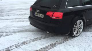 A4 2.0TDI Quattro Straight Pipe Snow Drift