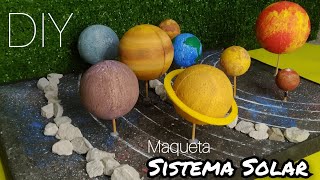 Maqueta del Sistema Solar 🌠 Fácil y Rápido 🌠 DIY 🌠