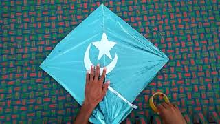 Pakistani Flag Fancy Kite - Self made Kite