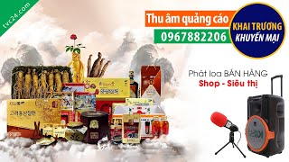 Thu âm Quảng cáo bán hàng Sâm Nấm Hàn Quốc