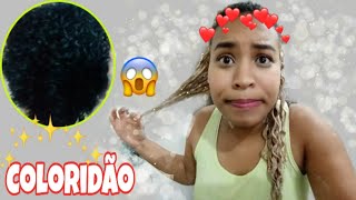 Pintando o Cabelo  Descolori