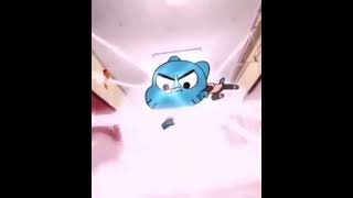 Gumball uses 00000.1% of his power