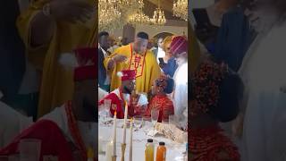 Davido & Chioma: Davido Cried When Chioma gave him the Wine at their wedding #shorts #shortsfeed