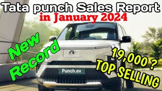 Tata Punch Sales Report in January 2024 || Top 25 Best Selling Cars in January 2024