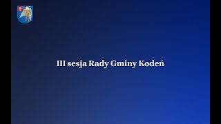 III sesja Rady Gminy Kodeń