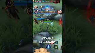 Vexana legendary unstoppable #mobilelegends #shortvideo #damageskin #legendary #vexana #localplayer