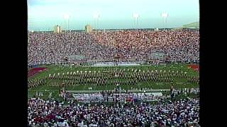 University of Ga  UGA Redcoats Band Ga-Fla 1992  halftime performance