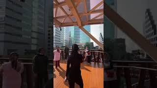 View 360 derajat dari JPO Karet Sudirman Jakarta