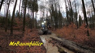 Ponsse Ergo H7| Harvester im Einsatz | Zusammenschnitt von dieser woche | Ponsse Power| Nasse Gasse