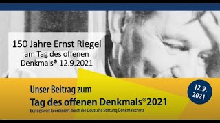 150 Jahre Ernst Riegel  - ein Video des Ortskuratoriums Wiesbaden zum Tag des offenen Denkmals 2021