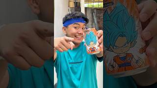 ESTÁ BEBIDA TE CONVIERTE EN GOKU🥤🤣☄️#shorts #humor