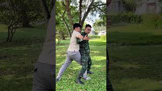 Self-defense, lock arms behind #shorts #kungfu #vothuat #trending #martialarts #fighting #actionfilm