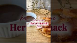 3 kalorienarme Herbst-Snacks🍎🍂 #herbstsnack #apfelchips #apfelringe #karamellisierterapfel