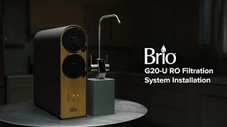 Brio G20-U RO Undersink Filtration System - Natural I Model# ROSL700