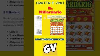 Gratta e Vinci Il Miliardario, uno dei migliori grattini online #shorts #shortsvideo