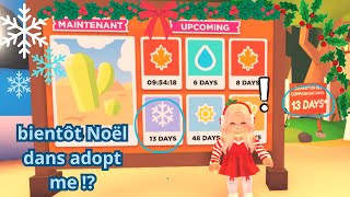 bientôt noël dans adopt me !?