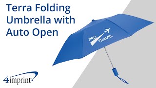 Terra Folding Umbrella with Auto Open by 4imprint Canada