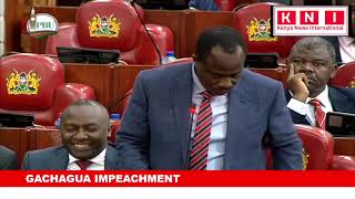 Mwengi Mutuse fearlessly Defends His reasons For Tabling The Motion To Impeach DP Gachagua