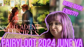 Fairyloot 2024 June YA Unboxing 💜Decadent Desires🗝️