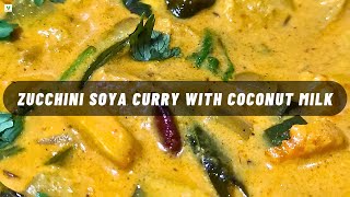 Zucchini Soya Curry with Coconut Milk - A Creamy and Flavorful Vegan Delight! #vegwonderland