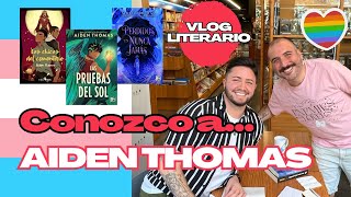 💥 VLOG ⎮ Conozco a AIDEN THOMAS, Autor de Las Pruebas del Sol y Los Chicos del Cementerio 😍🏳️‍⚧️🏳️‍🌈