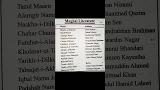 🇮🇳 Medieval history [ mughal Literature ]#shorts #upsc #bpsc  #facts