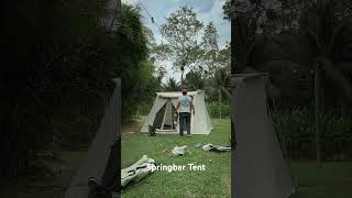 Springbar Canvas Tent #camping #asmr #springbartent