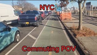 Commuting on My Circooter Mate for 13miles POV (NYC)