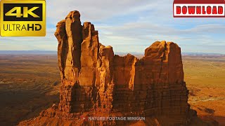 🎁4K Merrick Butte in Arizona | DAILY NATURE FOOTAGE