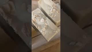 Finally made Unscented goat milk soap￼￼