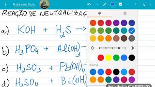 Reação de neutralização ácido-base: exercícios resolvidos