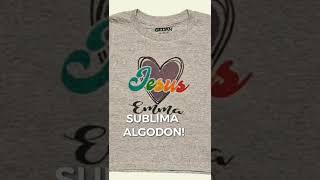 SUBLIMA ALGODON 💯 #sublimar #sublimación #sublimation #sublimationcotton #camisetaspersonalizadas