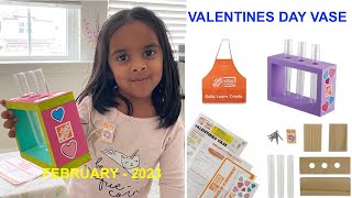 The Home Depot | Kids Workshop | ValentineDay Vase | 4K | Irene Baby and Olivia Rose | Atlanta