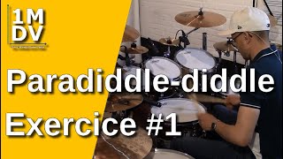 1MDV - The 1-Minute Drum Video #214 : Paradiddle-diddle exercice #1