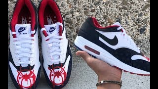 Nike Air Max One Myles Morales Custom | Spiderman Inspired