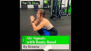 Booty Band Squats