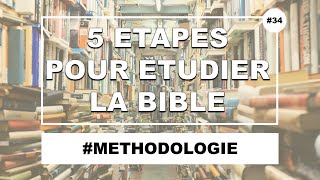 ON NE PEUT PAS COMPRENDRE LA BIBLE ... sauf si on utilise les bonnes méthodes d'étude ! ( étapes)