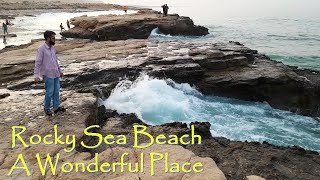 Discovering the Hidden Beauty of the Rocky Sea Beach |Hawiyyat Najm| النجمة| Amazing Places in Oman