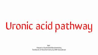 Uronic acid pathway || #Biochemistry