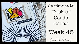 Week 45 Collage Collab | Deck of Cards Collab Weekly Project | Collage Challenge #sweetbeecardcollab