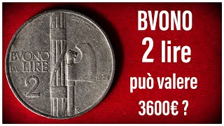 REGNO D'ITALIA, BVONO 2 LIRE DI VITTORIO E. III - vale una fortuna?