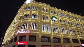 Natal em Curitiba rua XV palacio Avenida andando de roda Gigante  christmas in south of Brazil