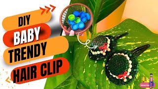 DIY BABY TRENDY HAIR CLIPS/ ढक्कन से बनाएं सुंदर बेबी क्लिप/ DIY beautiful baby clips.............