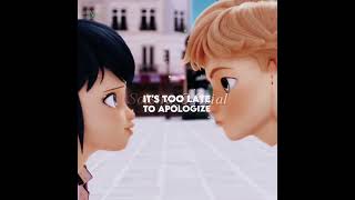 Por qué el cuadro amoroso se invirtió 😭 #miraculous #adrinette #edits